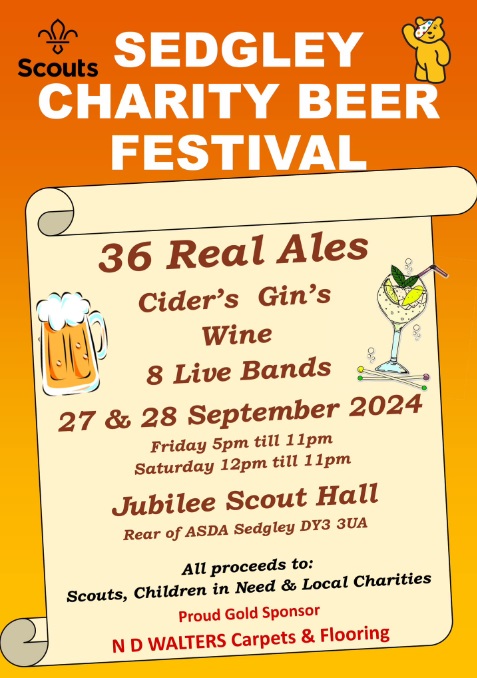 Sedgley Charity Beer Festival 2024